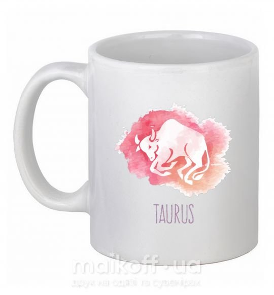 Чашка керамическая Taurus Белый фото