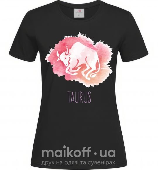 Жіноча футболка Taurus Чорний фото