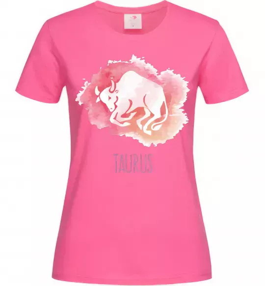 Жіноча футболка Taurus Яскраво-рожевий фото