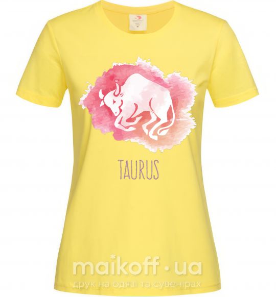 Жіноча футболка Taurus Лимонний фото