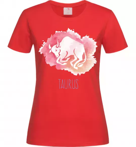 Жіноча футболка Taurus Червоний фото