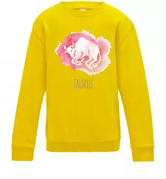 Дитячий світшот Taurus Сонячно жовтий фото