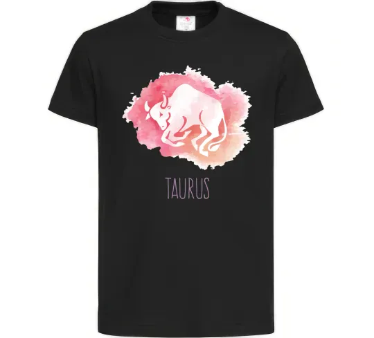 Дитяча футболка Taurus Чорний фото