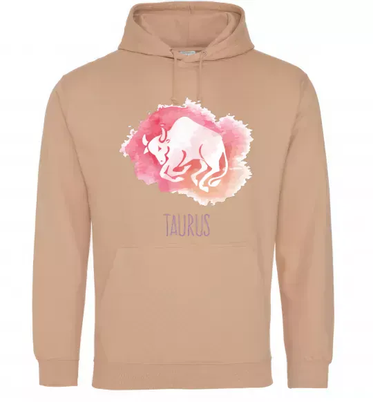 Женская толстовка (худи) Taurus Песочный фото