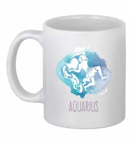 Чашка керамічна Aquarius Білий фото