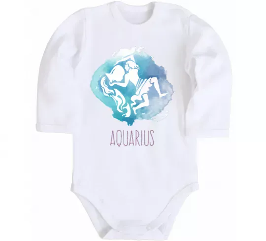 Детский боди Aquarius Белый фото
