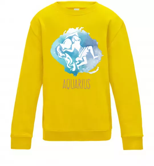 Детский Свитшот Aquarius Солнечно желтый фото