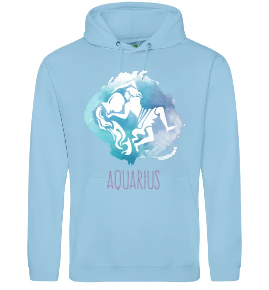 Мужская толстовка (худи) Aquarius Голубой фото