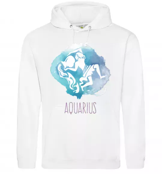 Женская толстовка (худи) Aquarius Белый фото