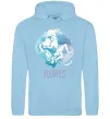 Женская толстовка (худи) Aquarius Голубой фото