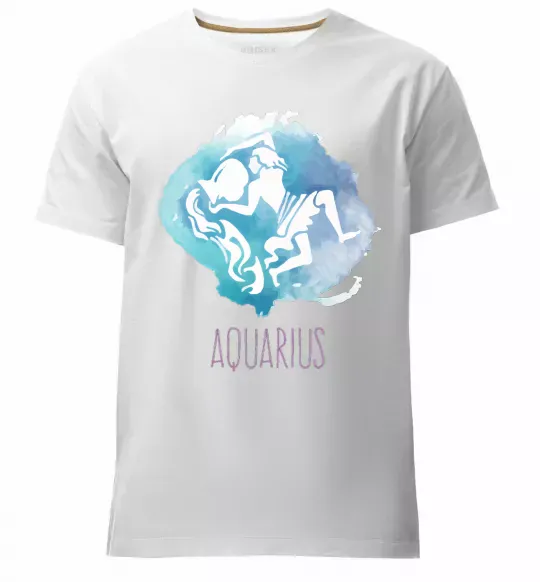 Чоловіча преміум футболка Aquarius Білий фото