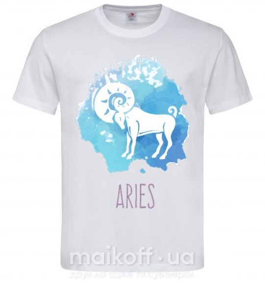 Чоловіча футболка Aries Білий фото