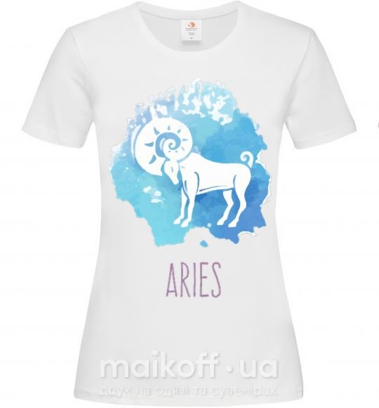 Жіноча футболка Aries Білий фото