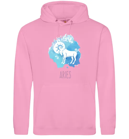 Мужская толстовка (худи) Aries Розовый фото