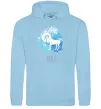 Мужская толстовка (худи) Aries Голубой фото