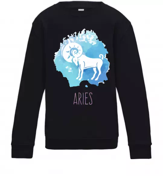 Детский Свитшот Aries Черный фото