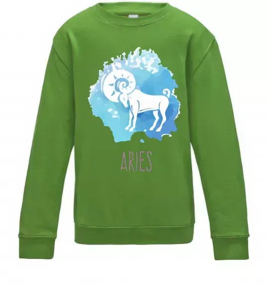 Детский Свитшот Aries Лаймовый фото