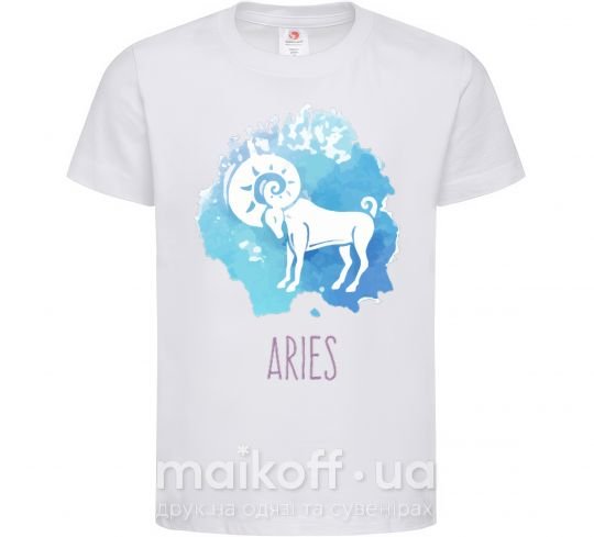 Дитяча футболка Aries Білий фото