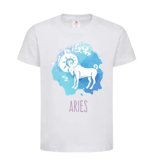 Детская футболка Aries Белый фото