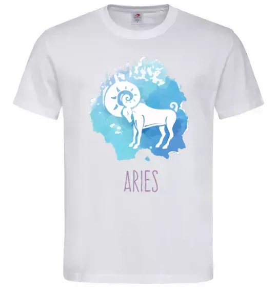 Чоловіча футболка Aries Білий фото