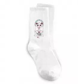 Носки Virgo roses Белый фото