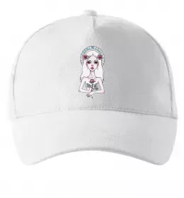 Кепка Virgo roses Білий фото