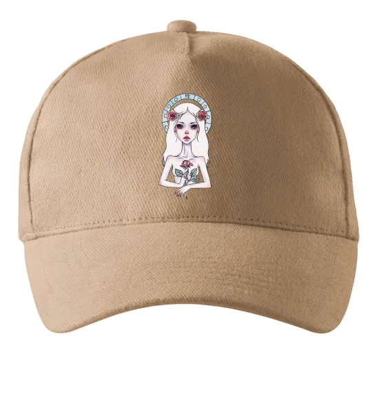 Кепка Virgo roses Песочный фото