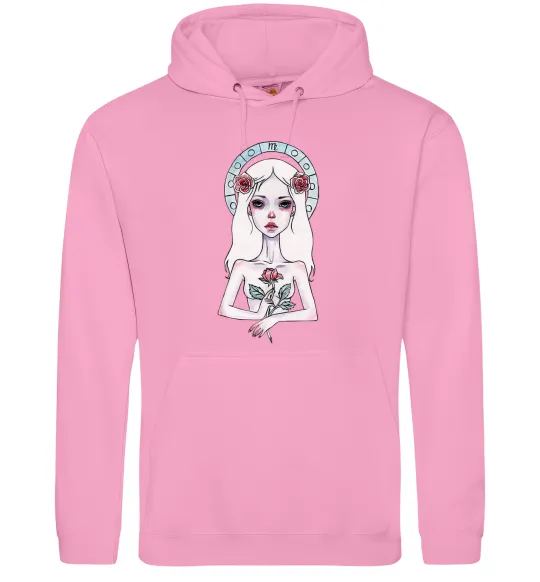 Мужская толстовка (худи) Virgo roses Розовый фото