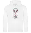 Жіноча толстовка (худі) Virgo roses Білий фото