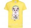 Детская футболка Virgo roses Лимонный фото