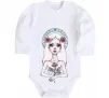 Дитячий бодік Virgo roses Білий фото