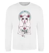 Свитшот Virgo roses Белый фото