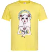 Мужская футболка Virgo roses Лимонный Мужская футболка Virgo roses Лимонный фото