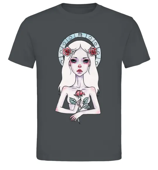 Мужская футболка Virgo roses Графит фото