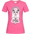 Жіноча футболка Virgo roses Яскраво-рожевий фото