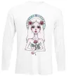Лонгслив Virgo roses Белый фото