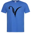 Чоловіча футболка Овен знак Яскраво-синій фото