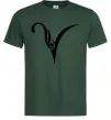 Чоловіча футболка Овен знак Темно-зелений фото