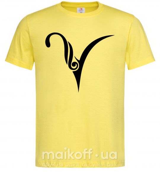 Мужская футболка Овен знак Лимонный фото