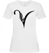 Женская футболка Овен знак Белый фото