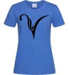 Женская футболка Овен знак Ярко-синий фото