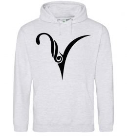 Мужская толстовка (худи) Овен знак