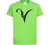 Детская футболка Овен знак Лаймовый Детская футболка Овен знак Лаймовый фото