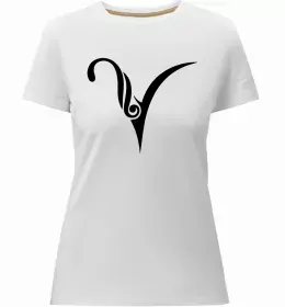 Жіноча преміум футболка Aries stars Чорний фото