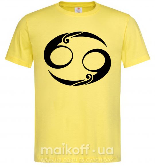 Чоловіча футболка Рак знак Лимонний фото