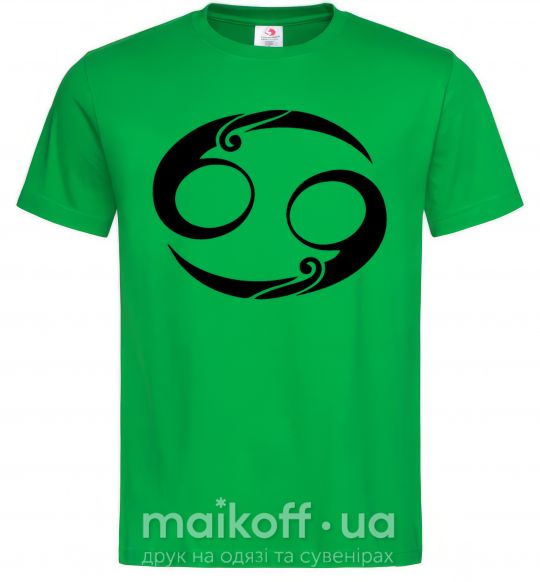 Мужская футболка Рак знак Зеленый фото