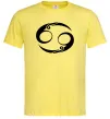 Чоловіча футболка Рак знак Лимонний фото