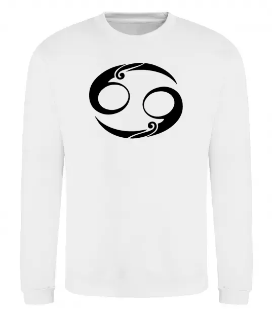 Свитшот Рак знак Белый фото