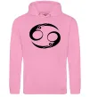 Женская толстовка (худи) Рак знак Розовый фото