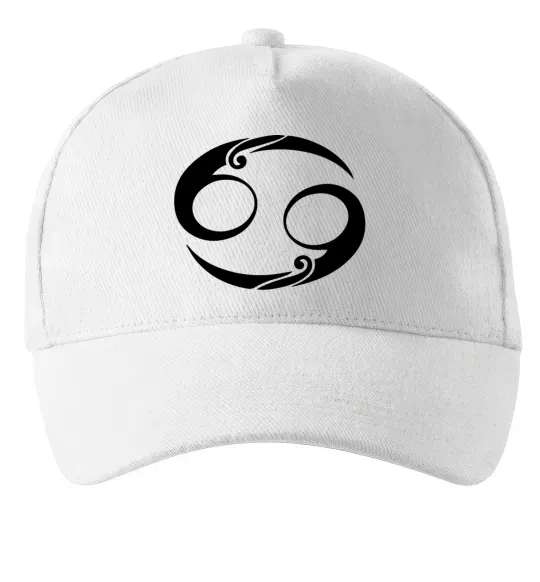 Кепка Рак знак Білий фото